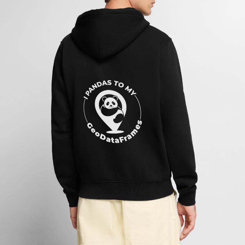 GeoDataFrames Pandas GIS Python Programming Unisex Premium Organic Zip Hoodie