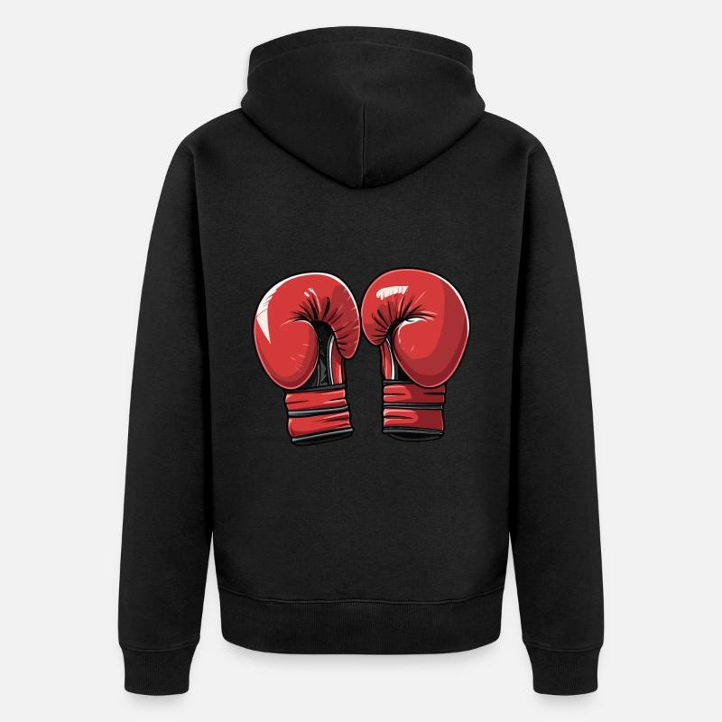 Boxe - Veste à capuche bio Premium Unisexe - noir