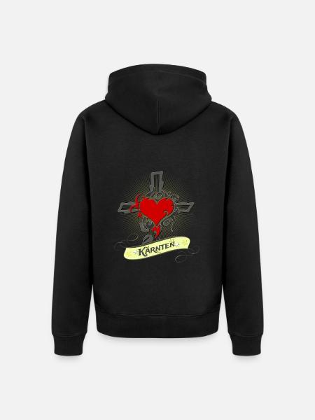 Kärnten - Unisex Premium Bio Zip Hoodie - Schwarz