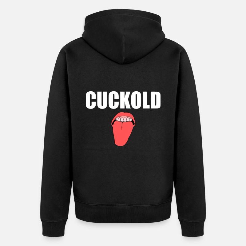 Cuckold - Veste à capuche bio Premium Unisexe - noir