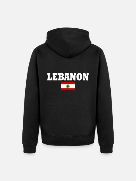 Liban - Veste à capuche bio Premium Unisexe - noir