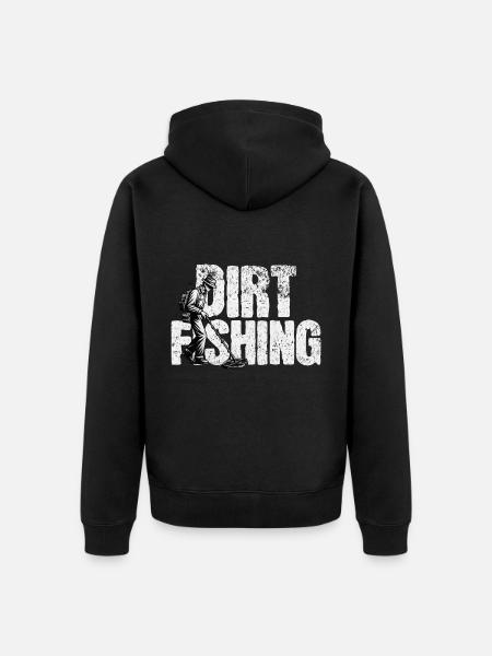 Probing Metal Detector - Unisex Premium Organic Zip Hoodie - black
