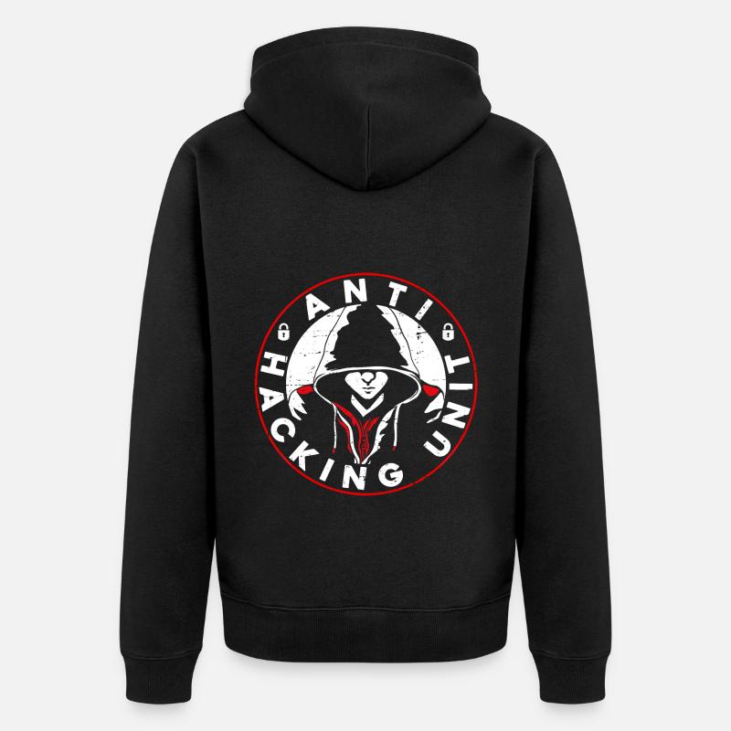 Programmierer Coder Software Entwickler - Unisex Premium Bio Zip Hoodie - Schwarz