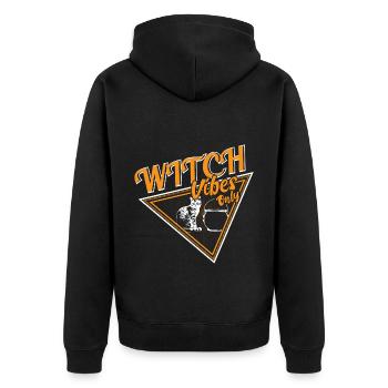 Halloween Witch Witches Cadeau aigre-doux - Veste à capuche bio Premium Unisexe - noir - Dos - Nico (187cm)