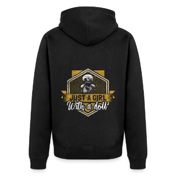 Malédiction de la magie noire vaudou - Veste à capuche bio Premium Unisexe - noir - Dos - Nico (187cm)
