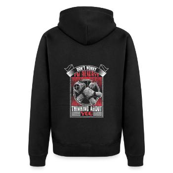 Voodoo Halloween Curse Cadeau - Veste à capuche bio Premium Unisexe - noir - Dos - Nico (187cm)