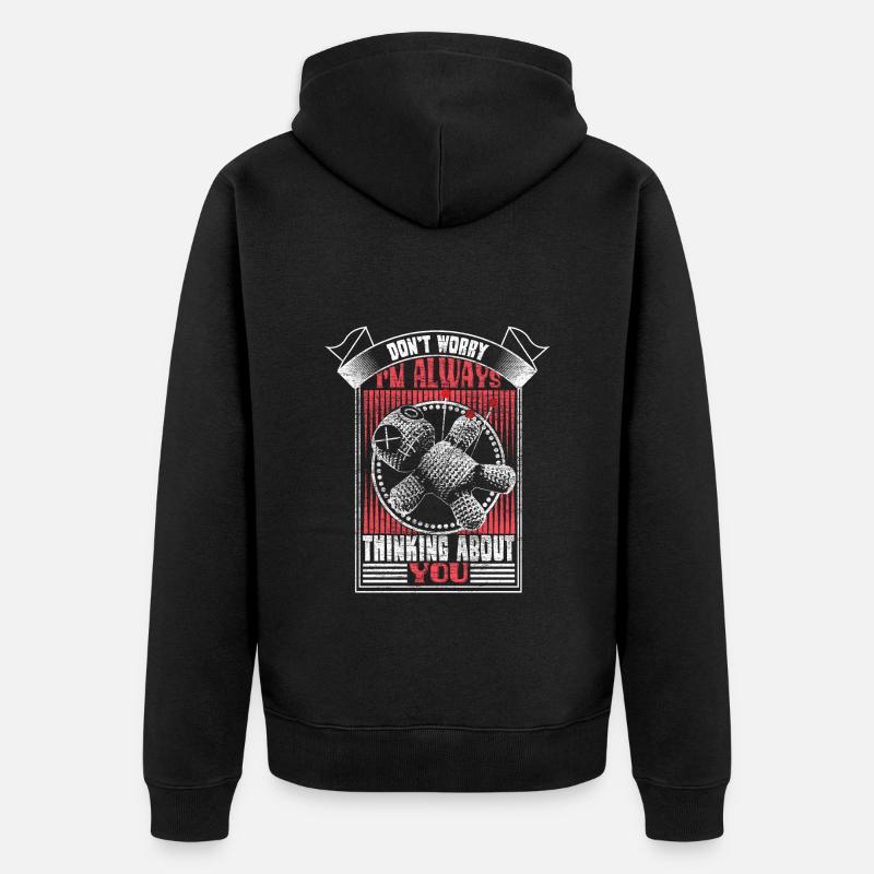 Voodoo Halloween Curse Cadeau - Veste à capuche bio Premium Unisexe - noir