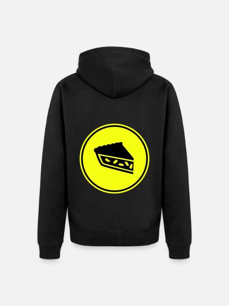 Apple pie - Unisex Premium Organic Zip Hoodie - black