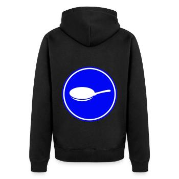 Icône Pan - Veste à capuche bio Premium Unisexe - noir - Dos - Nico (187cm)