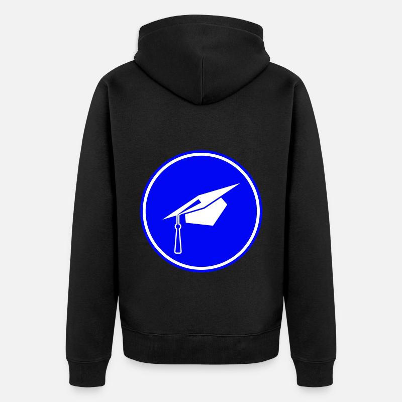 Symbole de l’élève - Veste à capuche bio Premium Unisexe - noir