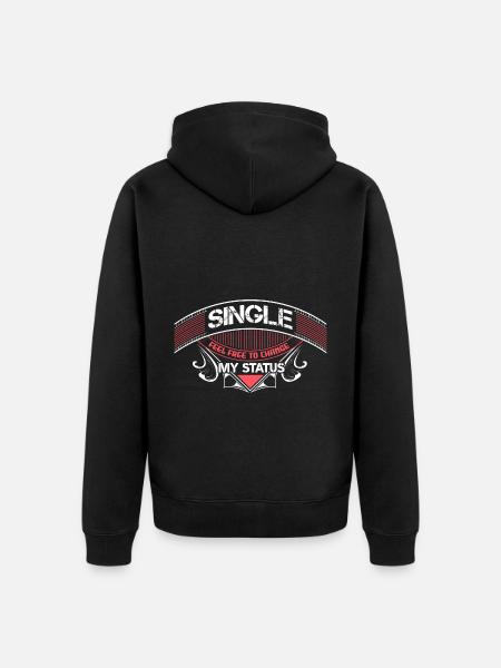 Parti indépendant unique - Veste à capuche bio Premium Unisexe - noir