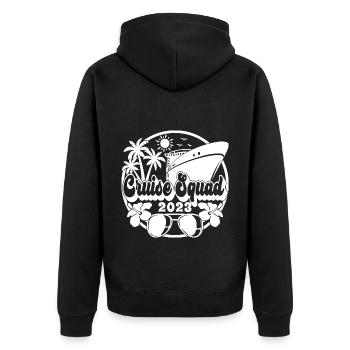 Cruise Squad 2023 Croisière Famille Amis Vacances - Veste à capuche bio Premium Unisexe - noir - Dos - Nico (187cm)