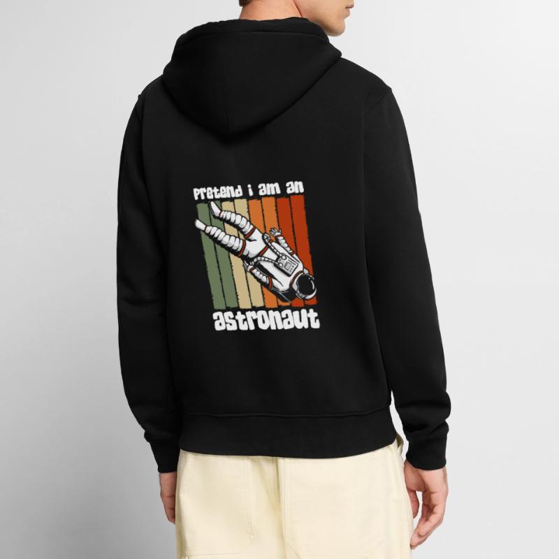 Logo de l’espace Spaceman Spaceman Veste à capuche bio Premium Unisexe