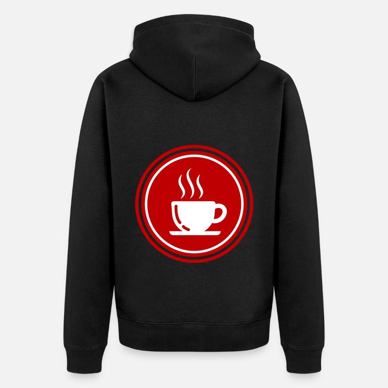Tasse à café - Veste à capuche bio Premium Unisexe - noir