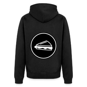 Sandwich - Veste à capuche bio Premium Unisexe - noir - Dos - Nico (187cm)