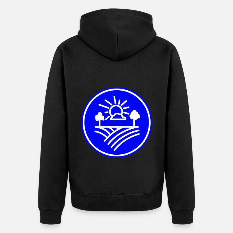 Agriculteur agricole - Veste à capuche bio Premium Unisexe - noir