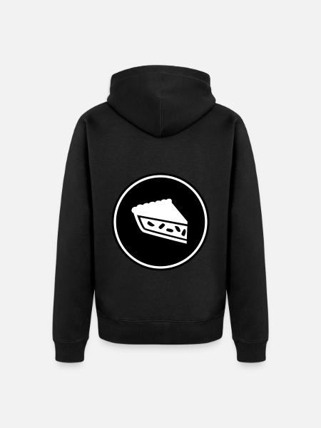 Apple pie - Unisex Premium Organic Zip Hoodie - black