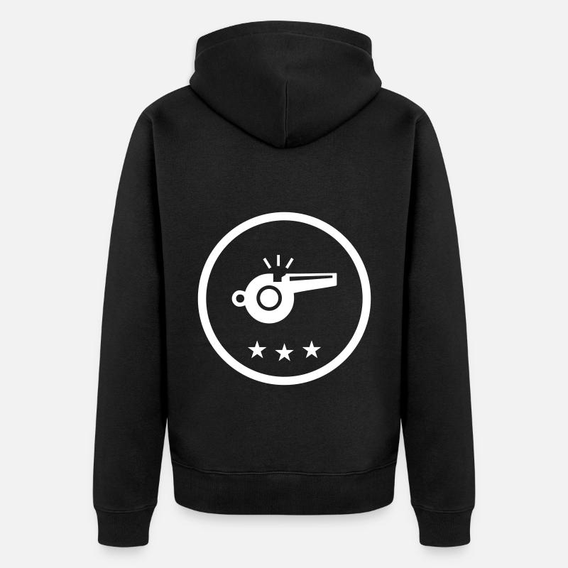 Sifflet Sifflet - Veste à capuche bio Premium Unisexe - noir