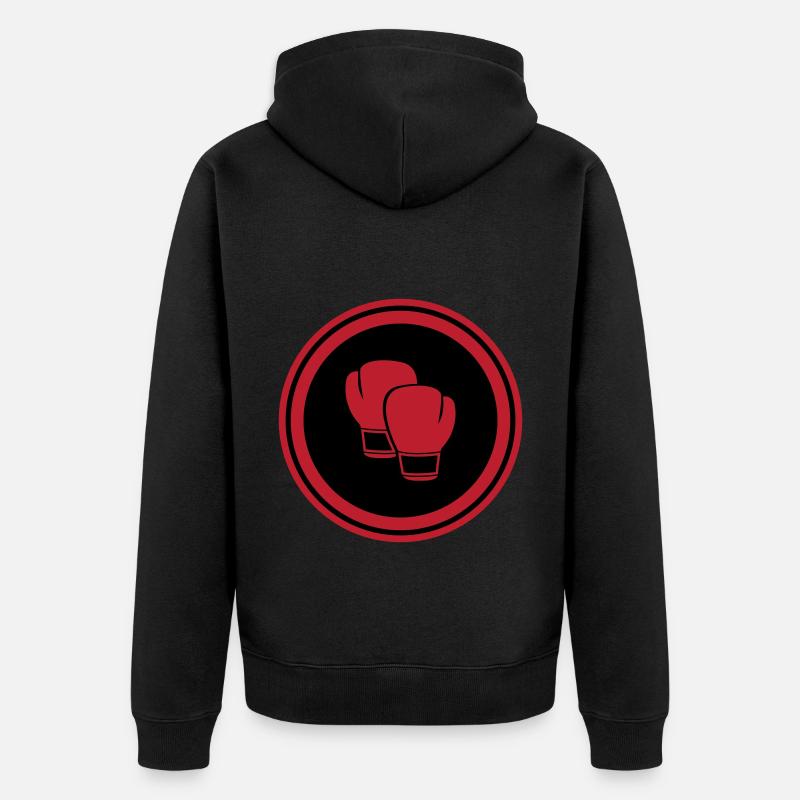 Boxe - Veste à capuche bio Premium Unisexe - noir