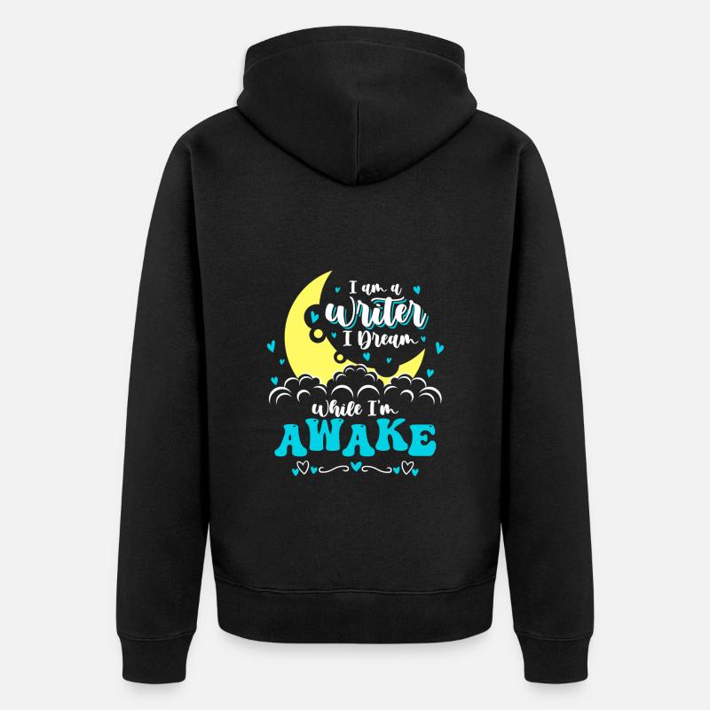 Auteur Hobby Library Auteurs - Veste à capuche bio Premium Unisexe - noir