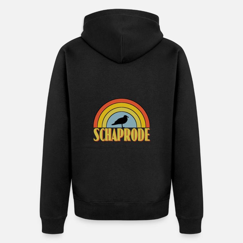 Schaprode - Unisex Premium Bio Zip Hoodie - Schwarz