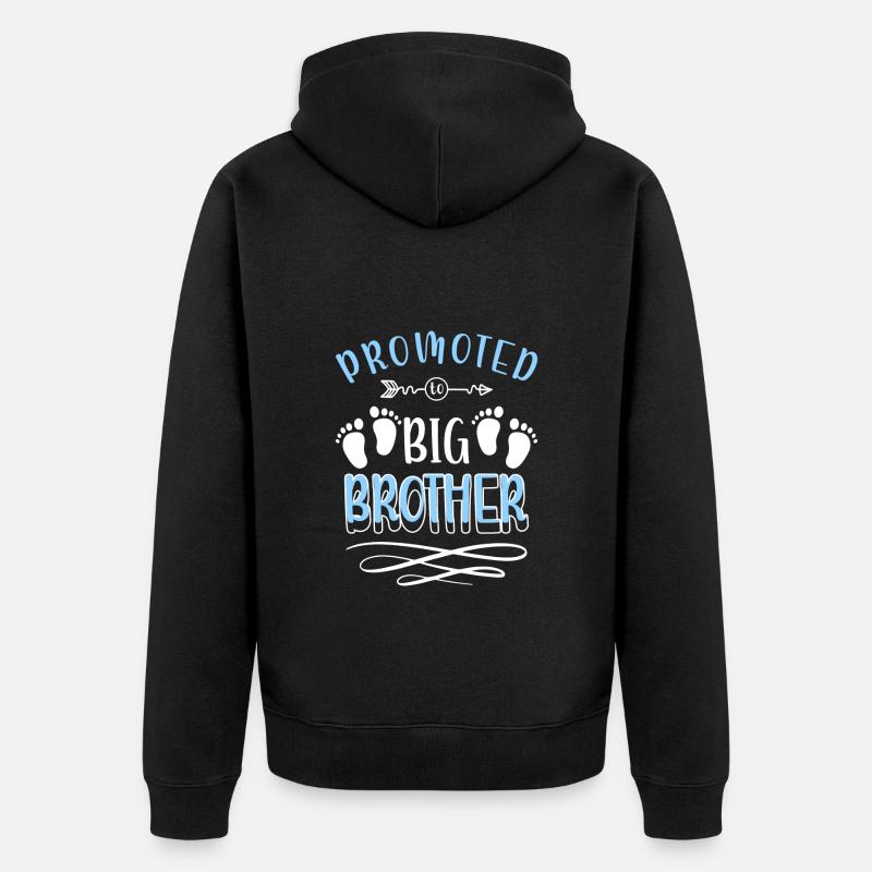 Feiern Trinken Männerabend - Unisex Premium Bio Zip Hoodie - Schwarz