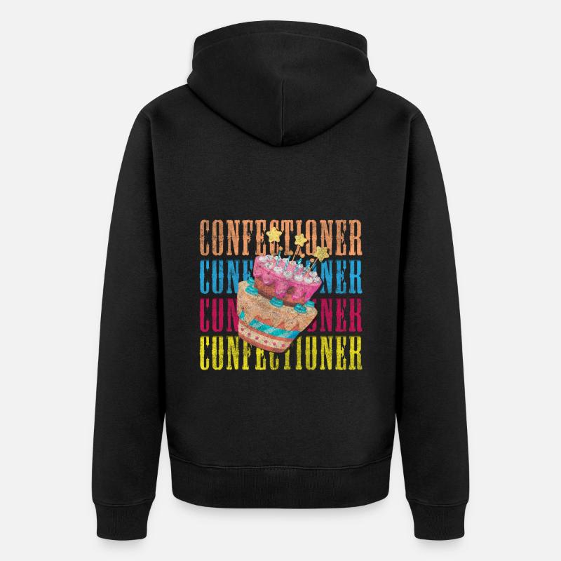 Cake Taste Master Pâtissier - Veste à capuche bio Premium Unisexe - noir