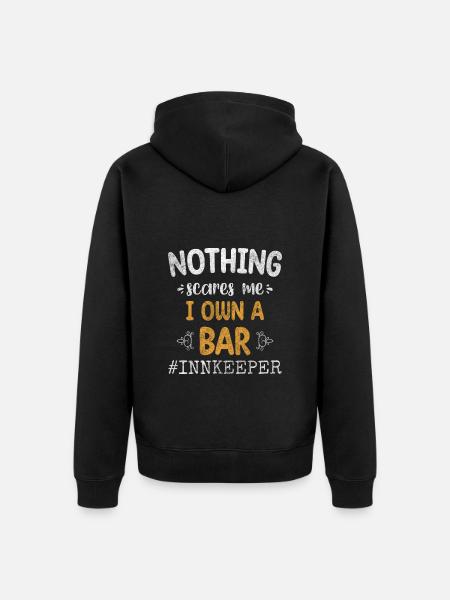 Taverne Bar Tabak - Veste à capuche bio Premium Unisexe - noir