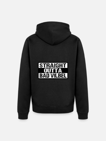 Bad Vilbel - Unisex Premium Bio Zip Hoodie - Schwarz