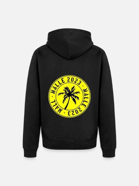 Malle 2023 - Unisex Premium Organic Zip Hoodie - black