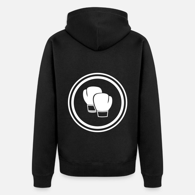 Boxe - Veste à capuche bio Premium Unisexe - noir