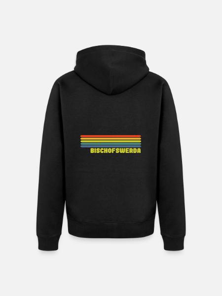 Bischofswerda - Unisex Premium Bio Zip Hoodie - Schwarz