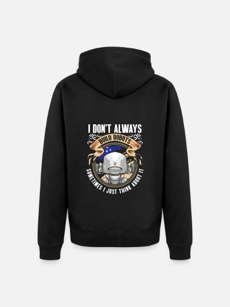 Machine Hobby Technician - Unisex Premium Organic Zip Hoodie - black