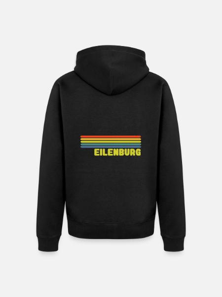 Eilenburg - Unisex Premium Bio Zip Hoodie - Schwarz