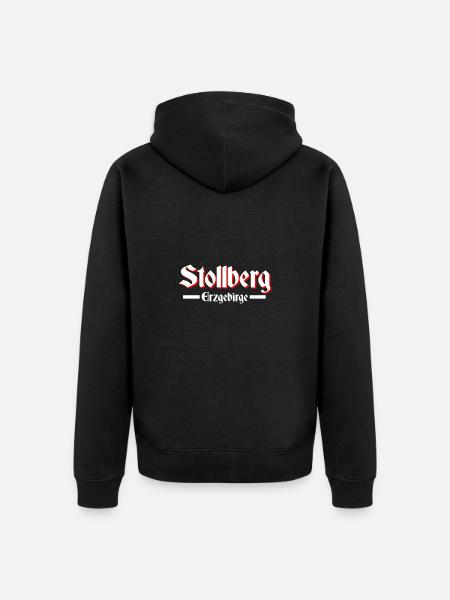 Stollberg - Unisex Premium Bio Zip Hoodie - Schwarz