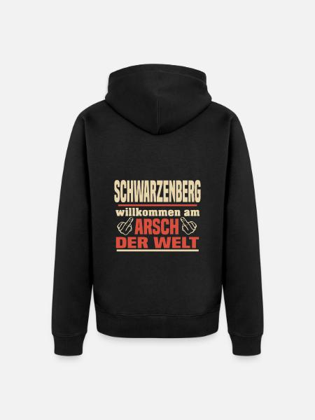 Schwarzenberg - Unisex Premium Bio Zip Hoodie - Schwarz