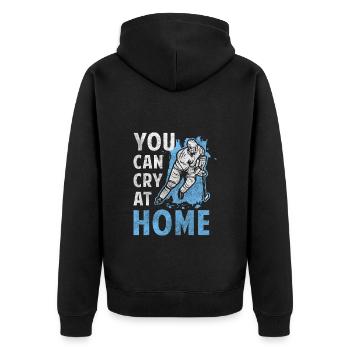 Sport Team Player Skate - Unisex Premium Organic Zip Hoodie - black - Back - Nico (187cm)