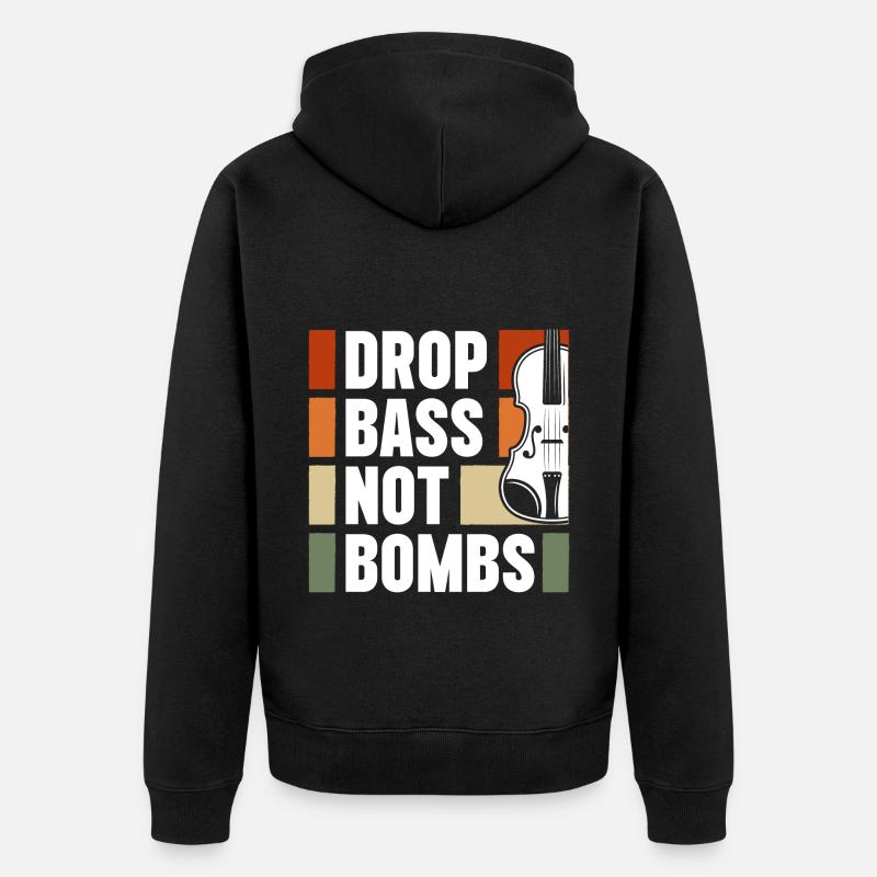 Passion de la musique - Veste à capuche bio Premium Unisexe - noir