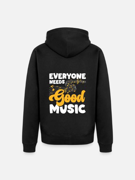 Dj Passion Songs Festival - Unisex Premium Organic Zip Hoodie - black