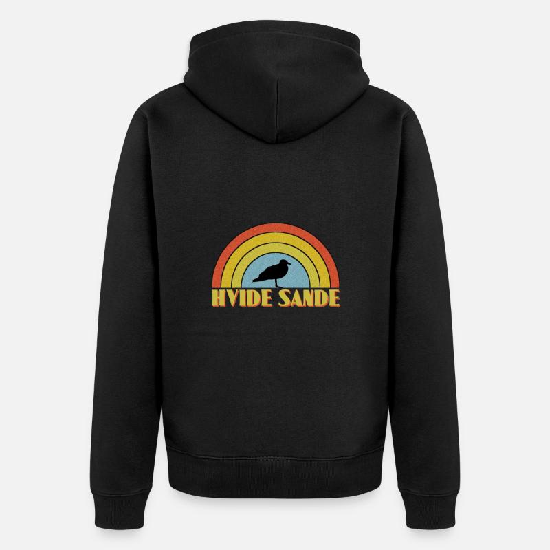 Hvide Sande - Veste à capuche bio Premium Unisexe - noir