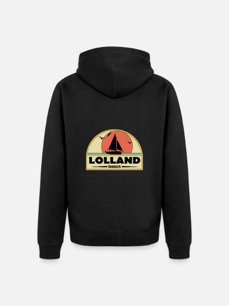 Lolland - Veste à capuche bio Premium Unisexe - noir