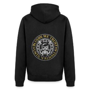 Symbole de Thor Nordmann Asgard - Veste à capuche bio Premium Unisexe - noir - Dos - Nico (187cm)