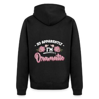 Scène du personnage Queen - Veste à capuche bio Premium Unisexe - noir - Dos - Nico (187cm)
