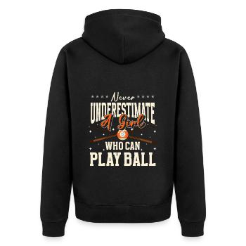 Billard Dire Pub Sport - Veste à capuche bio Premium Unisexe - noir - Dos - Nico (187cm)