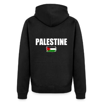 Palestine Palestine - Veste à capuche bio Premium Unisexe - noir - Dos - Nico (187cm)