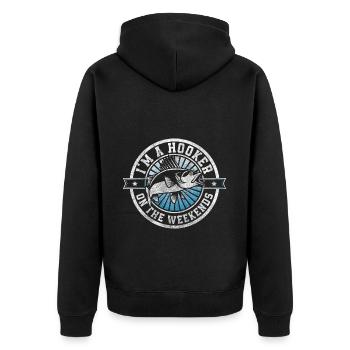 Pêcheur Petri Heil Sport - Veste à capuche bio Premium Unisexe - noir - Dos - Nico (187cm)