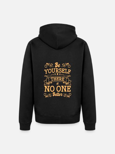 Unique Rainbow Creative Special - Unisex Premium Organic Zip Hoodie - black