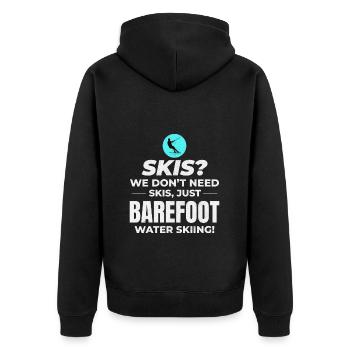 Pieds nus Ski nautique Sports extrêmes Pieds nus - Veste à capuche bio Premium Unisexe - noir - Dos - Nico (187cm)