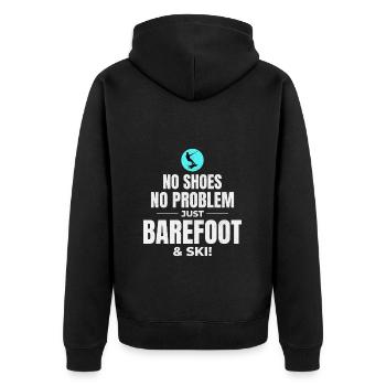 Pieds nus Ski nautique Sports extrêmes Pieds nus - Veste à capuche bio Premium Unisexe - noir - Dos - Nico (187cm)