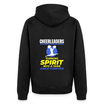 Pom-pom girl Cheerleading Girl Cheering Cheer Squad - Veste à capuche bio Premium Unisexe - noir - Dos - Nico (187cm)